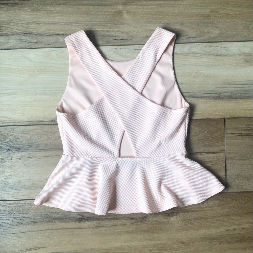 Miss Selfridge Pink Sleeveless Top Size 10 - Picture 2 of 6